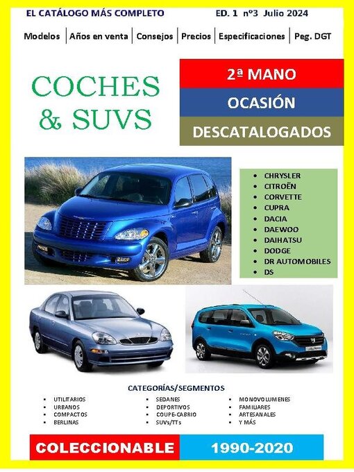 Title details for Coches & Suvs 2ª Mano by Auto Catalogo Nacional - Available